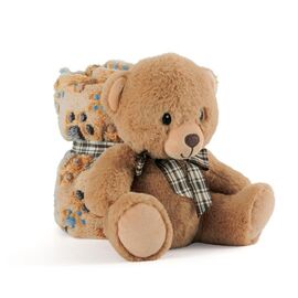 Teddy Bear Soft blanket + plush toy 22cm - Plushies - Gifts - Techbox