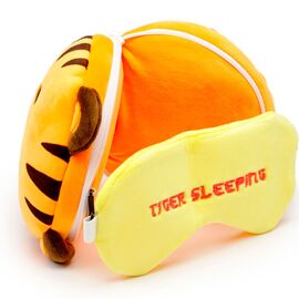 Resteazzz Adoramals Tiger travel pillow eye mask - Merchandise Linens - Various - Techbox