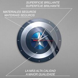 Marvel Captain America wall clock - Home Decoration - Gifts - Techbox
