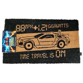 Back to the Future Time Machine doormat - HOUSEHOLD ITEMS|DOORMATS
