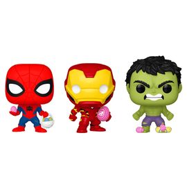 Carrot Pocket POP blister 3 figures Marvel Spiderman Hulk Iron Man - Funko POP - Collectibles - Techbox