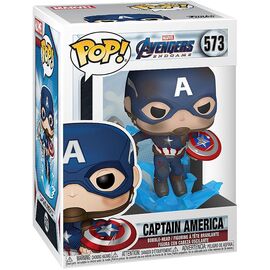 POP figure Marvel Avengers Endgame Captain America with Broken Shield & Mjolnir - Funko POP - Collectibles - Techbox