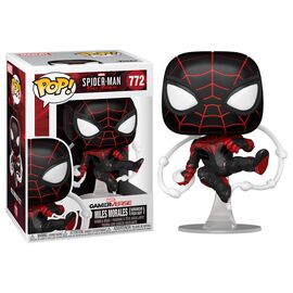 POP figure Marvel Spiderman Miles Morales Advanced Tech Suit |  Techbox
