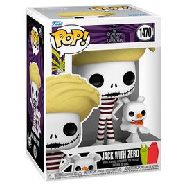 POP figure Disney Nightmare Before Christmas Jack with Zero - Funko POP - Collectibles - Techbox