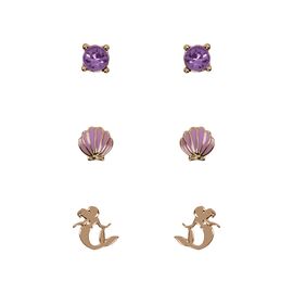 Disney The Little Mermaid Set 3 pairs of earrings