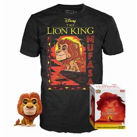 Set POP figure & Tee Disney The Lion King Mufasa - Hoodies & Tshirts - Fashion - Techbox