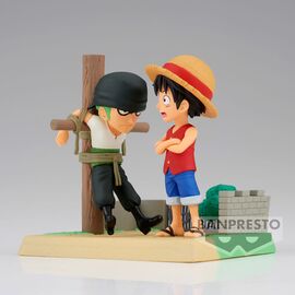 One Piece Log Stories Monkey D Luffy & Roronoa Zoro figure 7cm - Figurines - Collectibles - Techbox