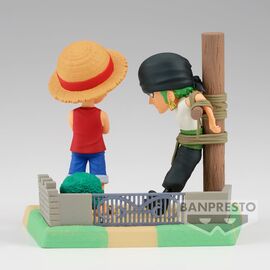 One Piece Log Stories Monkey D Luffy & Roronoa Zoro figure 7cm - Figurines - Collectibles - Techbox