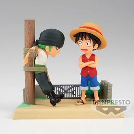 One Piece Log Stories Monkey D Luffy & Roronoa Zoro figure 7cm - Figurines - Collectibles - Techbox