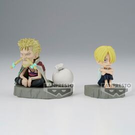 One Piece World Collectable Stories Sanji & Zeff figure 6cm |  Techbox