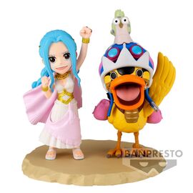 One Piece world collectable Log Series Nefeltari Vivi & Karoo figure 7cm |  Techbox