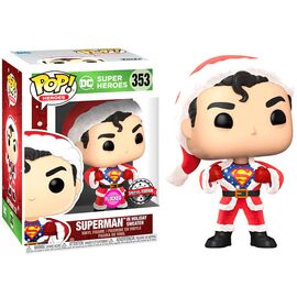 Set figure POP & Tee Back DC Comics Superman Exclusive Flocked Medium |  Techbox
