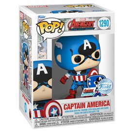 POP figure Marvel Los Vengadores Avengers Captain America Exclusive - Funko POP - Collectibles - Techbox