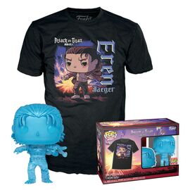 Set figure POP & Tee Attack on Titan Eren Exclusive - Funko POP - Collectibles - Techbox