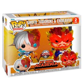 POP pack 2 My Hero Academia Shoto Todoroki & Endeavor Exclusive - Funko POP - Collectibles - Techbox