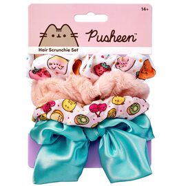 Pusheen Set 4 hair scrunchies - Various - Various - Techbox