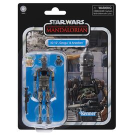 Star Wars The Mandalorian IG-12 Grogu & Anzellan figure 9,5cm - Figurines - Collectibles - Techbox