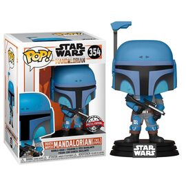 POP figure Star Wars Mandalorian Death Watch Mandalorian Two Stripes Exclusive - Funko POP - Collectibles - Techbox