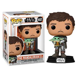 POP figure Star Wars Mandalorian Mando Holding Child - FIGURES|POP VINYLS - Product details