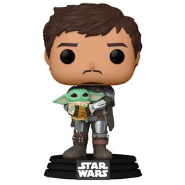 POP figure Star Wars Mandalorian Mando Holding Child - FIGURES|POP VINYLS - Product details