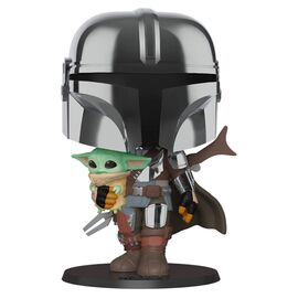 POP figure Star Wars Mandalorian with Yoda Child 25cm - FIGURES|POP VINYLS