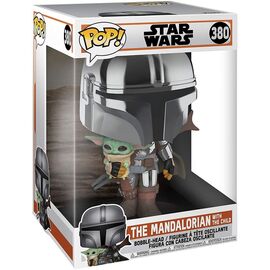 POP figure Star Wars Mandalorian with Yoda Child 25cm - FIGURES|POP VINYLS - Product details