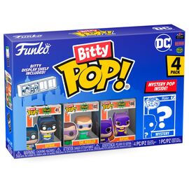 Blister 4 figures Bitty POP DC Comics Batman Adam West - Funko POP - Collectibles - Techbox