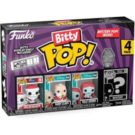 Blister 4 figures Bitty POP Disney Nightmare Before Christmas Santa Jack - Funko POP - Collectibles - Techbox