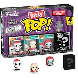 Blister 4 figures Bitty POP Disney Nightmare Before Christmas Santa Jack - Funko POP - Collectibles - Techbox