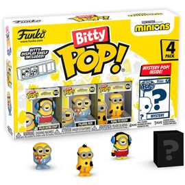 Blister 4 figures Bitty POP Minions Series 3 - Funko POP - Collectibles - Techbox