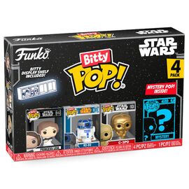 Blister 4 figures Bitty POP Sar Wars Leia - Funko POP - Collectibles - Techbox