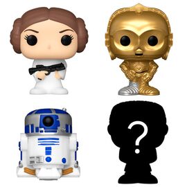 Blister 4 figures Bitty POP Sar Wars Leia - Funko POP - Collectibles - Techbox