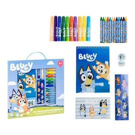 Bluey colouring stationery set |  Techbox