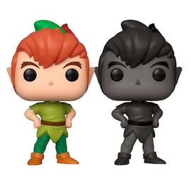 POP pack 2 figures Disney Peter Pan - Peter Pan & Peter Pans Shadow Exclusive - Funko POP - Collectibles - Techbox