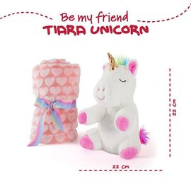 Tiara Unicorn Soft blanket + plush toy 22cm - GIFT|PLUSH TOYS - Λεπτομέρειες προϊόντος
