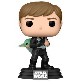 POP figure Star Wars The Book of Boba Fett 2 Luke Skywalker & Grogu |  Techbox