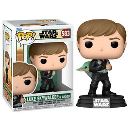 POP figure Star Wars The Book of Boba Fett 2 Luke Skywalker & Grogu |  Techbox