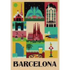 Style in the City Barcelona puzzle 1000pcs - Puzzles - Gifts - Techbox