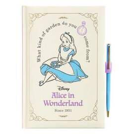 Disney Alice in Wonderland A5 premium notebook + pen |  Techbox