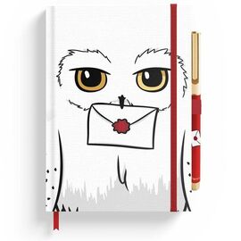 Harry Potter Hedwig A5 premium notebook + pen |  Techbox