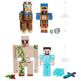 Minecraft set 2 figures assorted 8cm - Figurines - Collectibles - Techbox