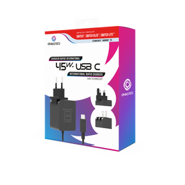 Oniverse Nsw International Fast Charger 45W - Black / Nintendo Switch - Παιχνίδια Nintendo Switch - Τίτλοι Παιχνιδιών - Techbox