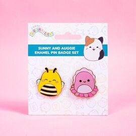 Squishmallows - Pin Badges x 2 Sunny & Auggie - Vibrant / Gadgets - Αταξινόμητα -  - Techbox