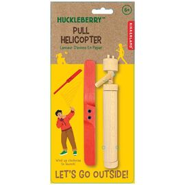 Kikkerland - Huckleberry Pull Helicopter - (HB49-F) / Toys