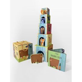 Dyrebørn i skoven - Stabeltårn med dyr / Toys
