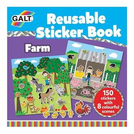 Galt - Reusable Sticker Book - Farm (55-1005104) / Toys