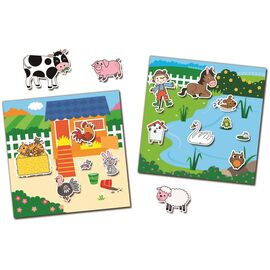 Galt - Reusable Sticker Book - Farm (55-1005104) / Toys