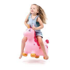 Ludi - Jumping animal - Unicorn - (LU90040) / Toys