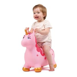 Ludi - Jumping animal - Unicorn - (LU90040) / Toys