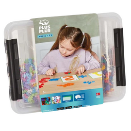 Plus-Plus - ABC & 123 Storage Box / 2000 pcs ( 3923 ) / Toys - Αταξινόμητα -  - Techbox